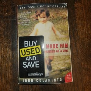 ❤️ 3/$25 Nature Made Him: The Boy Who Was Raised as A GirlBook by John Colapinto